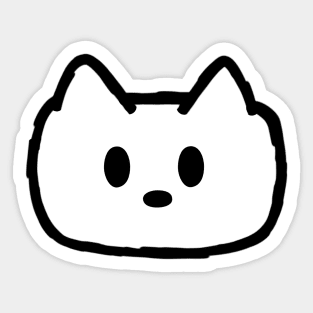 My "fantastic" cat. Pokerface Sticker